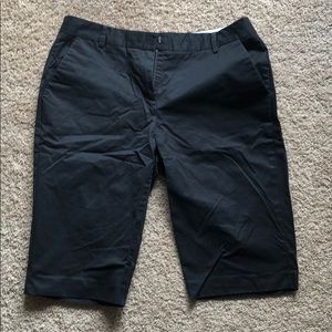 Black Bermuda shorts